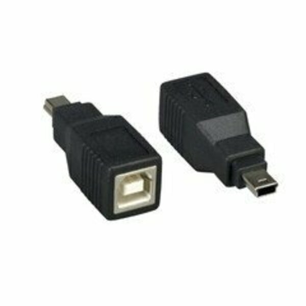 Swe-Tech 3C USB B Female to USB Mini-B 5 Pin Male Adapter FWT30U1-08310
